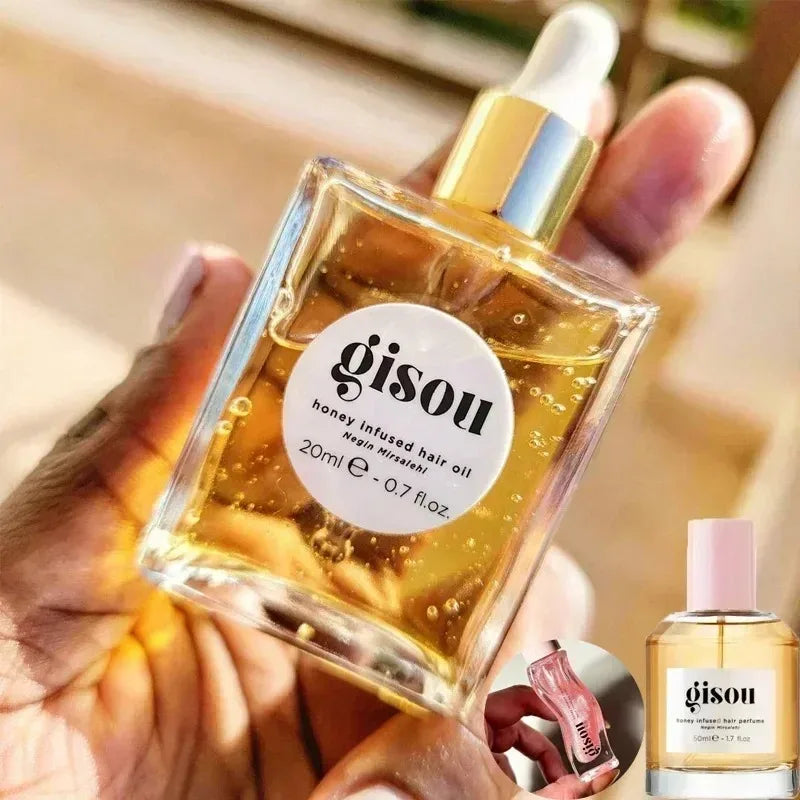 Gisou Original Cherry Honey Strawberry Essence Lip Oil Lipstick Long Lasting Moisturizing Reduce Lip Lines Gloss Makeup Care