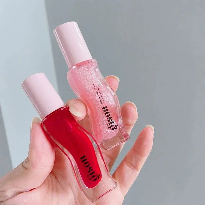 Gisou Original Cherry Honey Strawberry Essence Lip Oil Lipstick Long Lasting Moisturizing Reduce Lip Lines Gloss Makeup Care